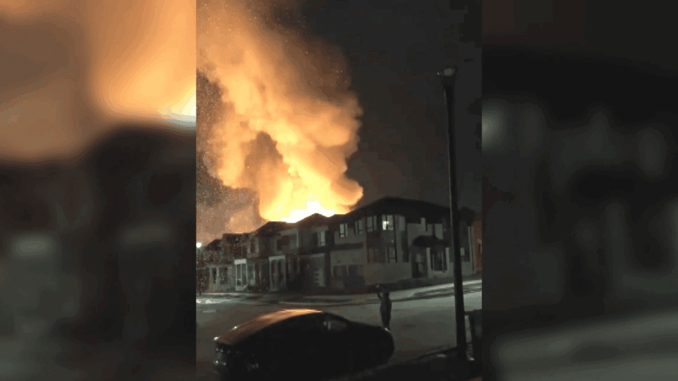 Pickering pre-construction fire